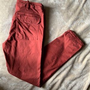 A&F Slim Straight Tapered Pants